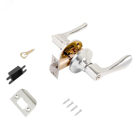 Защёлка СТАНДАРТ 8531 BK CP хром фикс - 13403 ПТК