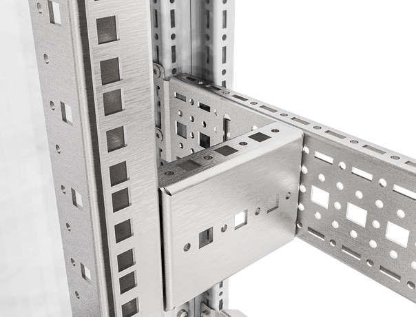 Комплект монтажный для профилей 19-дюймового оборудования RS52 (4 шт.) - UR06100190004 Узола