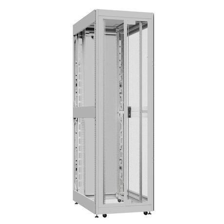 Шкаф серверный 42U 800х1200 передняя дверь: двустворчатая перфорированная IP20. задняя глухой металл IP51. боковые панели: без. цвет: серый RAL7035 - EX 8242.7450 SYSMATRIX