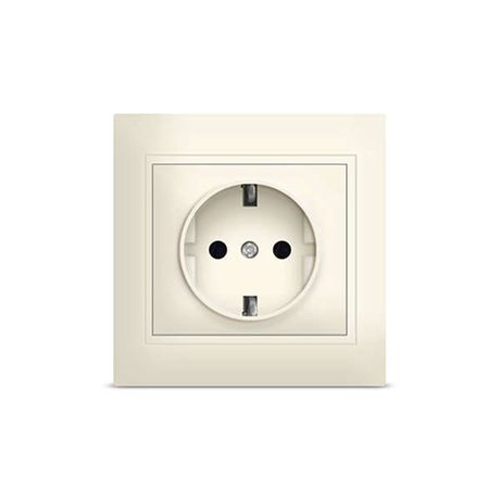 Розетка Севиль с заземл. сл. кость Universal Б-С0028 Союз