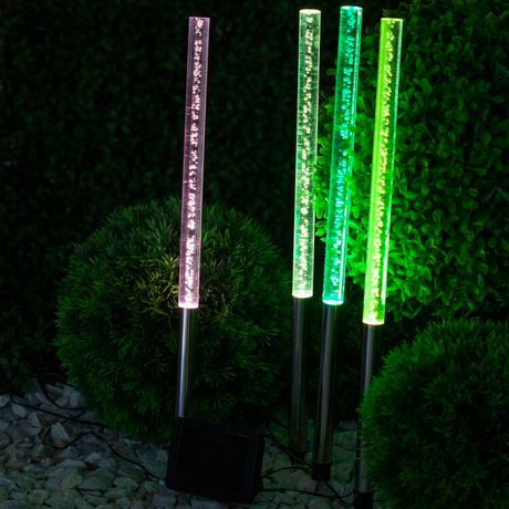 Светильник садовый ERASF024-22 Пузырьки 53см солнечная батарея (уп.4шт) ЭРА Б0044231