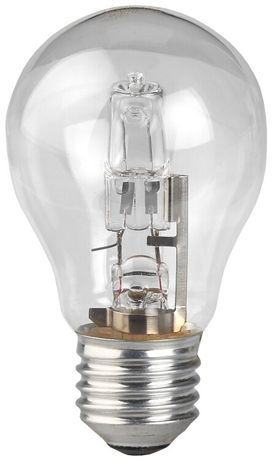 Лампа галогенная Hal-A55-70W-230V-E27-CL 70Вт шар E27 230В Эра C0038548 (Энергия света)