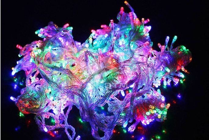 Электрогирлянда Занавес LDCL368C-M 150x150 368L LED. мультицвет - 4690601035622 Jazzway