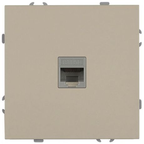 Розетка информационная 1-м RJ45 СП 16А IP20 250В Galaxy шампань MC Б0070741 MC арт. Б0070741