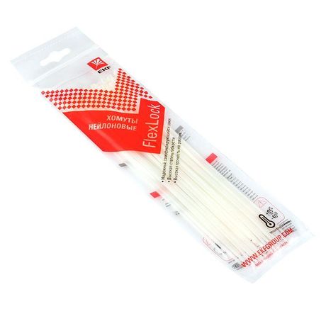 Хомут P6.6 стандартный (б), 2.5x200 (100шт) FlexLock PROxima | plc-fl-ctsw-2.5x200 EKF