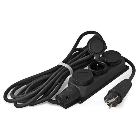 Удлинитель силовой ТМ Союз 3 гнезда 4000 Вт защитная крышка КГ IP-44 40м - 481S-4604.