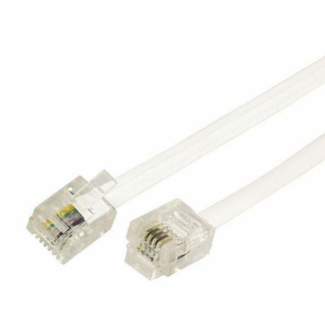 Удлинитель телефонный евро 3м бел. Rexant 18-3031 MEET