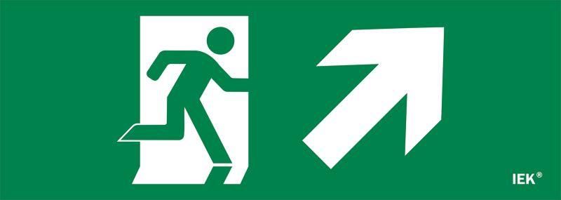 Этикетка самоклеящаяся 280х100мм ''Фигура/стрелка вверх вправо'' IEK - LPC10-1-28-10-FVVNAPR