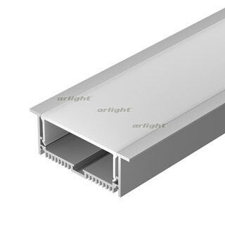 Профиль алюминиевый для светодиодной ленты с экраном SL-LINIA88-F-2500 ANOD+OPAL | 020471 Arlight