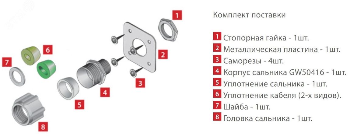 Устройство для ввода кабеля под теплоизоляцию LEK/U/L - 2187254 ССТ