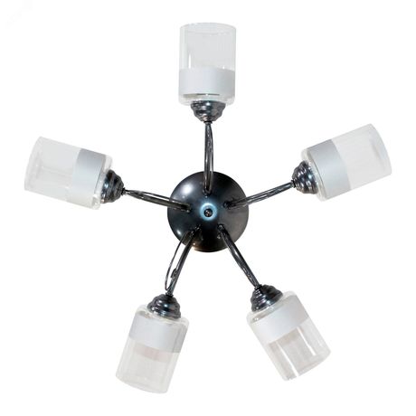 Светильник Мия 151 хром (Плафон 8387) НСБ 01-5х60-131 Е27 ИУ - 1005404482 Элетех