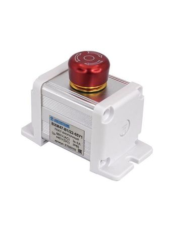Пост управления BXM47-B1/22-65У1 1 грибовидная кнопка с фиксацией 1C1NO1NC красн. Электротехник ET020102