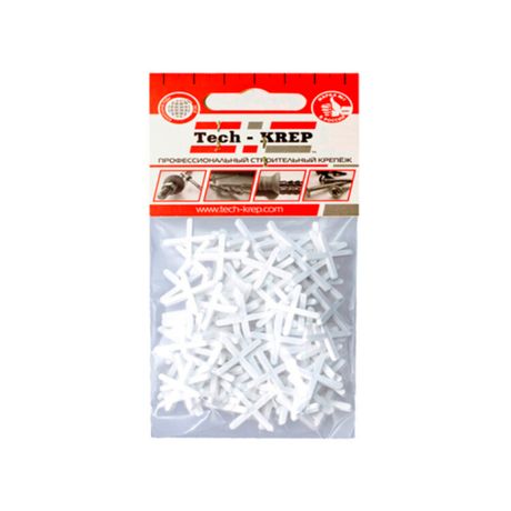 Крестик для плитки 2,0 мм (100 шт) - пакет | 103639 Tech-KREP