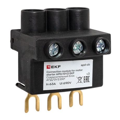 Соединительный блок АПД/GV2 EKF - apd-cb