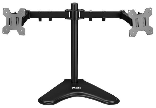 Кронштейн для мониторов ЖК BU-M042-D 17-32дюйм макс.16кг настольный поворот и наклон верт.перемещ. черн. BURO 1518681