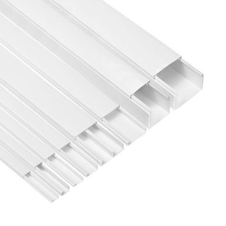 Мини-канал Metra - 40x16 2 метра с крышкой перегородкой белый | 638195 Legrand