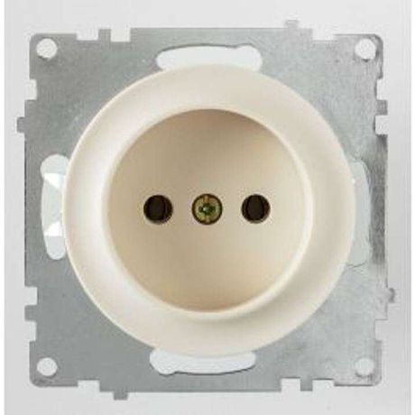 Механизм розетки 1-м СП Florence 16А IP20 без заземл. винт. контакты беж. 1E10301301 OneKeyElectro 2172789 ССТ