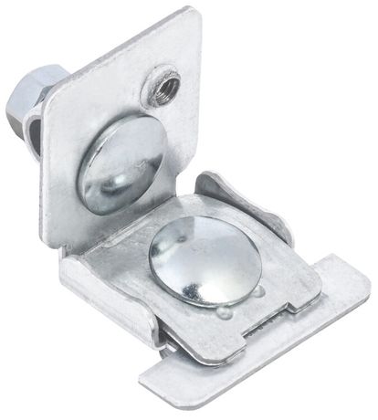 Держатель проводника круглого 6-10мм для фальца 0,6-8мм нержавеющая сталь IEK - ZDP80-20-2-16-068