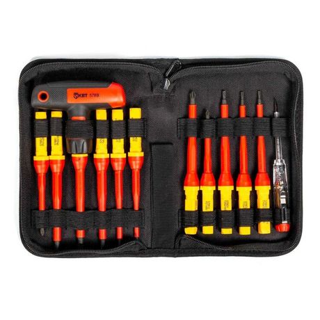 Набор диэлектрических отверток НИО-4412-Т серия ПРОФИ - 87128 КВТ