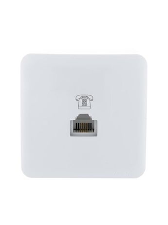 Розетка телефонная Viola RJ11 евро стандарт бел. LEZARD 751-0200-137