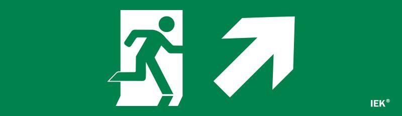 Этикетка самоклеящаяся 310х90мм ''Фигура/стрелка вверх вправо'' IEK - LPC10-1-31-09-FVVNAPR