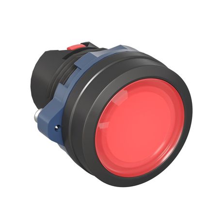 Головка кнопки плоская прозрачная с фиксацией, красная | M22P-FLLRP DKC ДКС