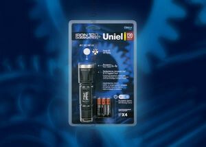 Фонарь -offroad (Premium) «Iron domination 120 +» алюм XP-С {Q2} CREE LED блистер 3 х AAA в/к черн | 03812 Uniel P-ML074-PB Black