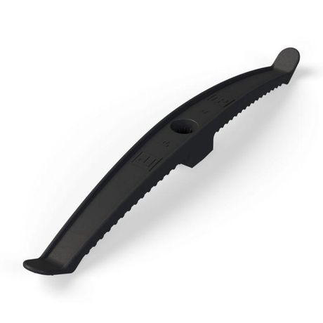 Держатель круглого кабеля двусторонний для прямого монтажа на 16 мест в гофроящике черн.(уп.100шт) Промрукав PR13.0488 Строитель