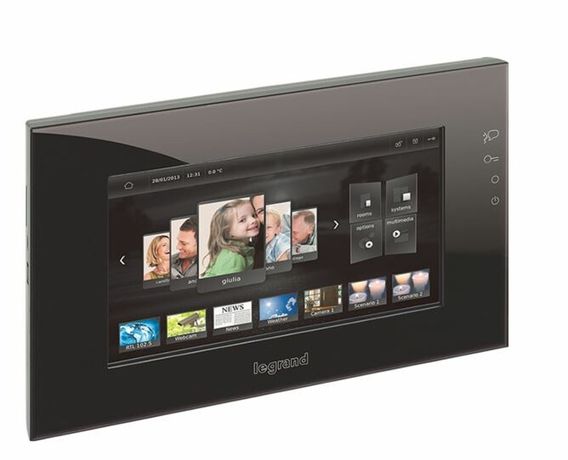 Тач скрин 10дюйм My Home SCS емкостной экран черн. Leg 067228 Legrand
