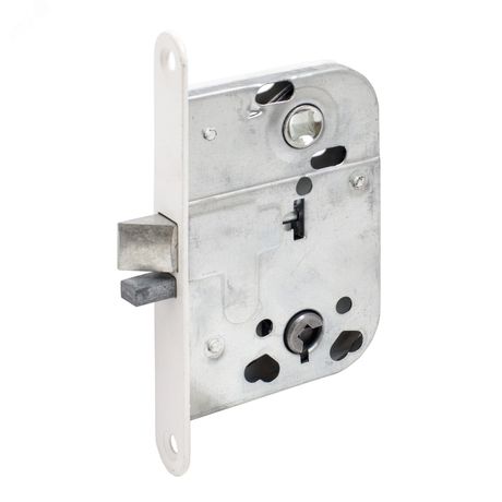 Защёлка АЛЛЮР 2014 WW белый B2B с фиксатором б/о - 14144 ПТК