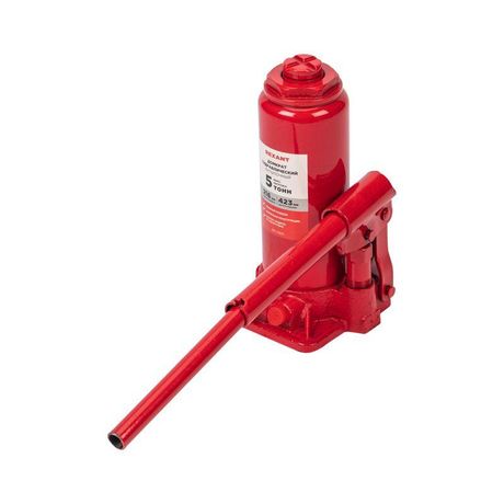 Домкрат гидравлический бутылочный 5т в пластиковом кейсе | 80-0611 REXANT MEET