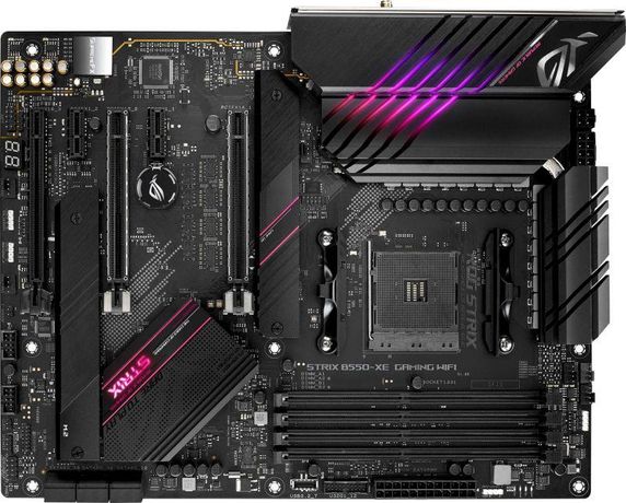 Плата материнская ROG STRIX B550-XE GAMING WIFI Soc-AM4 AMD B550 4xDDR4 ATX AC`97 8ch(7.1) 2.5Gg RAID+HDMI+DP ASUS 1453730