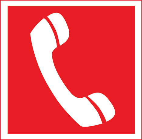 Пиктограмма (Наклейка) "Экстренная связь" для Token | V4-EM-00.0060.ADV-0045 VARTON VARTA