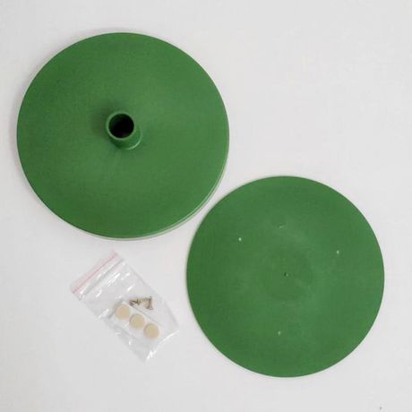 Подставка UFP-T60N GREEN d150мм для изг. настольн. светильника под трубу d16мм зел. Uniel UL-00007830