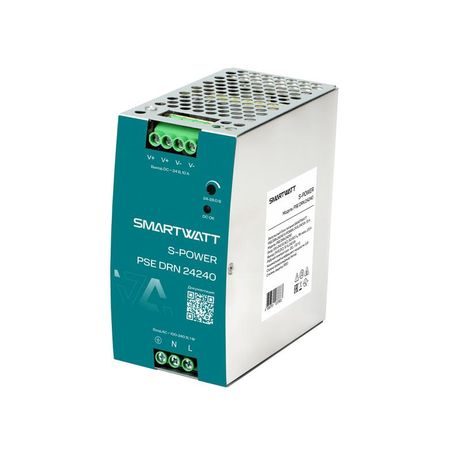 Импульсный блок питания SMARTWATT PSE DRN 24240 S-POWER, 24 В, 240 Вт, 10 А - 4512020450023 Delta