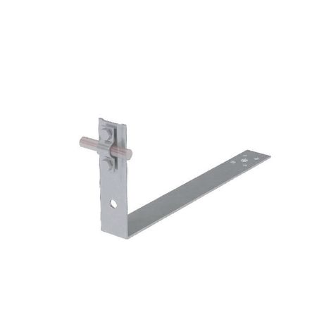 Черепичный держатель болтовой на обрешётку для прутка 5-10 мм L430 H100 TD | CDBO-L430-D5-10 КМ-профиль MA0485