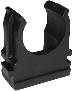 Полистирол черная д20 (50шт/4200шт уп/транс) | PR08.3400 Э-Пласт Крепёж-клипса для труб Строитель