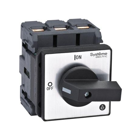 ЧЁРНОЙ РУКОЯТКОЙ НА ДВЕРЦУ 4 ВИНТАМИ - MSD80320B ВЫКЛЮЧАТЕЛЬ-РАЗЪЕДИНИТЕЛЬ 3P 80A С APC