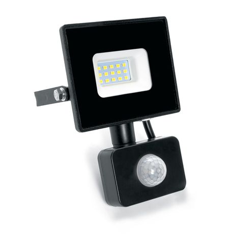 Прожектор светодиодный LL-906 с датчиком 20W 6400K 230V черный IP44 121*160*53мм | 29556 FERON