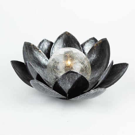 Светильник светодиодный садовый ERASF22-52 "Лотос (2 варианта установки)" 20LED IP44 стекло кракле уличный на солнечн. батарее Эра Б0057657