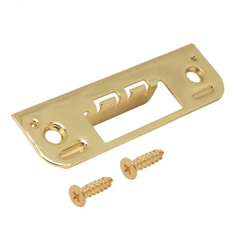 Планка ответная АЛЛЮР 045 PB золото для финских дверей - 14136 ПТК