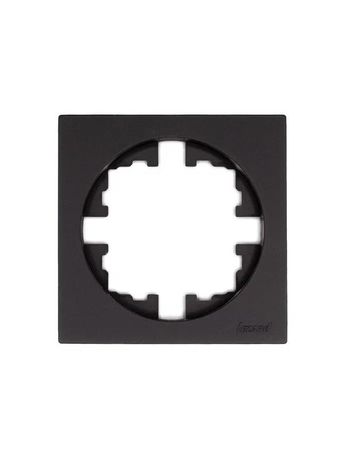 Рамка 1-м OSEN горизонт. квадрат черн. бархат LEZARD 743-4200-146