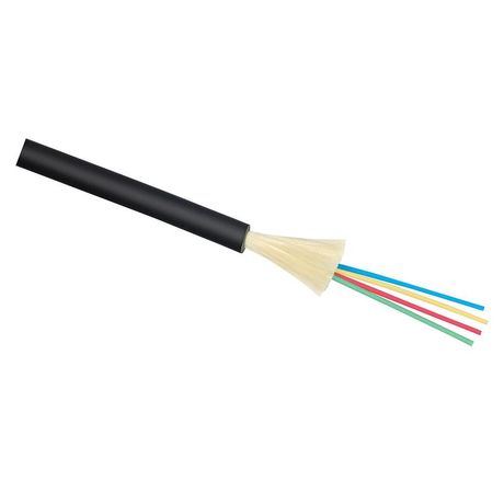 Кабель волоконно-оптический 50/125 (OM3) многомодовый, 4 волокна, плотное буферное покрытие (tight buffer), внутренний/внешний, (-40C ~ +60), LSZH, черный, (F40040404B) - TB-A-4-04T-E-K-LSZH-IN/OUT-40 Cabeus 7725c