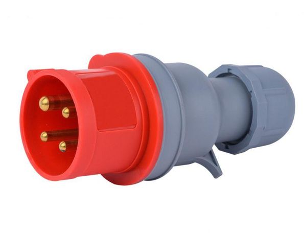 Вилка переносная 3Р+РЕ 32А 380В IP44 ВП-103 DEKraft 26103DEK APC