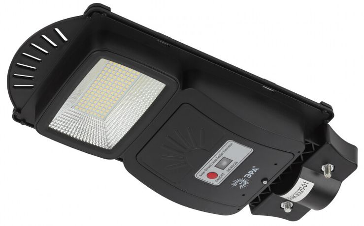 Светильник светодиодный уличный на солн.батарее SMD, 20W, с датч. движ., ПДУ, 400 lm, 5000К, IP65 | Б0046797 ЭРА