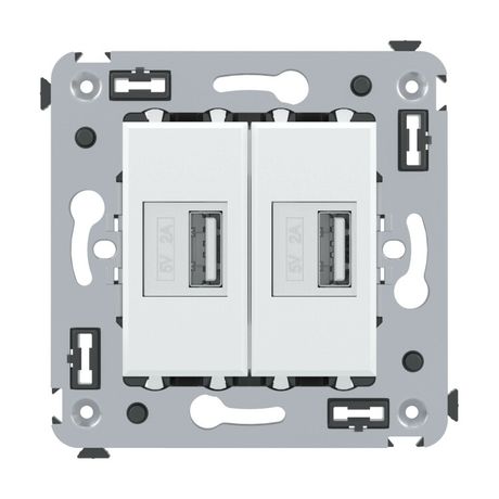 Устройство зарядное USB СП Avanti "Белое облако" DKC 4400543 ДКС