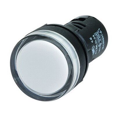 Сигнальный индикатор со встроенным диодом 24В, белый | ALIL5L24 DKC ДКС