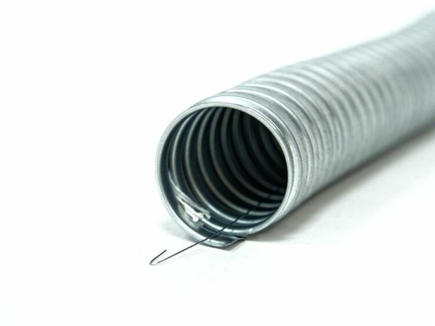 Металлорукав Р3-ЦХ 50 (20 м/уп.) с протяжкой | zeta42460 ГОФРОМАТИК ЗЭТА