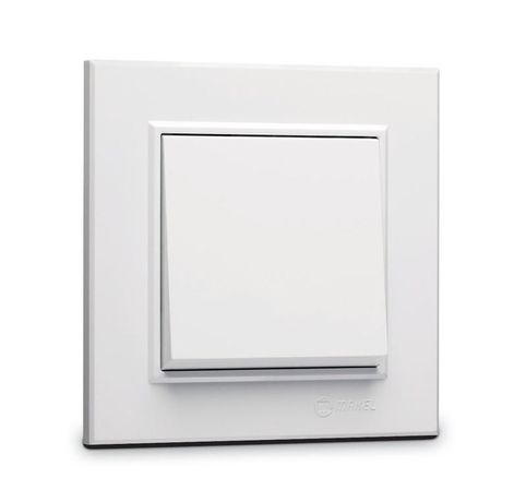 Переключатель проходной 1-кл. СП Karea 10А IP20 бел. Makel 56001020