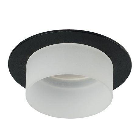 Светильник ИВО-50W G5.3 круг черный - 51934 FERON